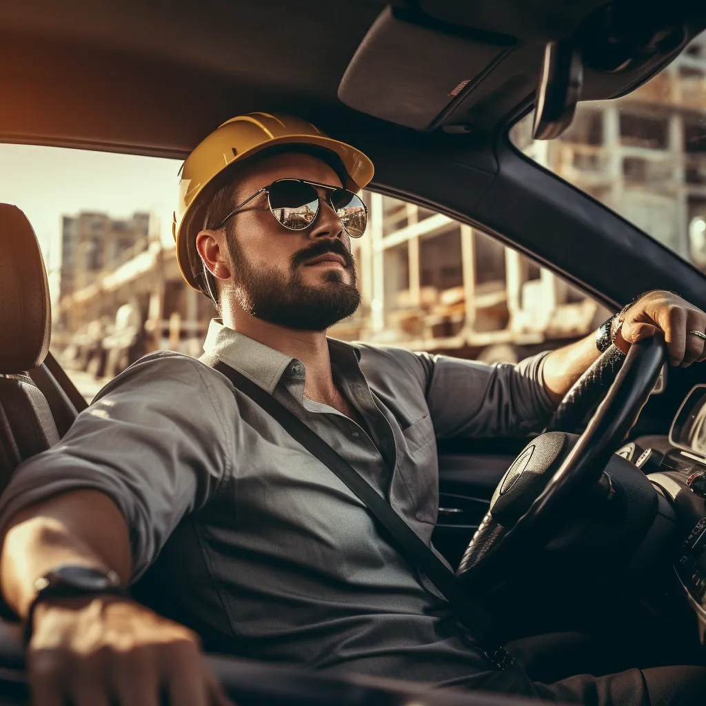 Grafika przedstawiająca właściciela firmy remontowo-budowlanej, który siedzi w luksusowym samochodzie, symbolizującym jego osiągnięcia finansowe dzięki stabilnemu i przewidywalnemu biznesowi. Ta obrazowa grafika ukazuje sukces i dostatek, które właściciel firmy osiągnął dzięki skutecznemu zarządzaniu i prosperującemu biznesowi remontowemu. Odkryj, jak efektywne strategie i profesjonalne podejście mogą przynieść Ci finansową niezależność i możliwość realizacji swoich marzeń. Skonsultuj się z doświadczonym właścicielem firmy remontowo-budowlanej, Piotrem Pawlakiem, który pomoże Ci budować dochodowy biznes i osiągnąć sukces w branży.